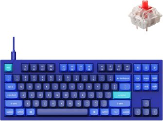 Keychron Q3 RGB Tenkeyless Layout 87-Key QMK/VIA Programmable Macro Hot-swappabl