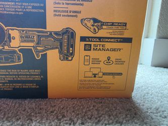 Angle grinder dewalt 20V (Only tool)