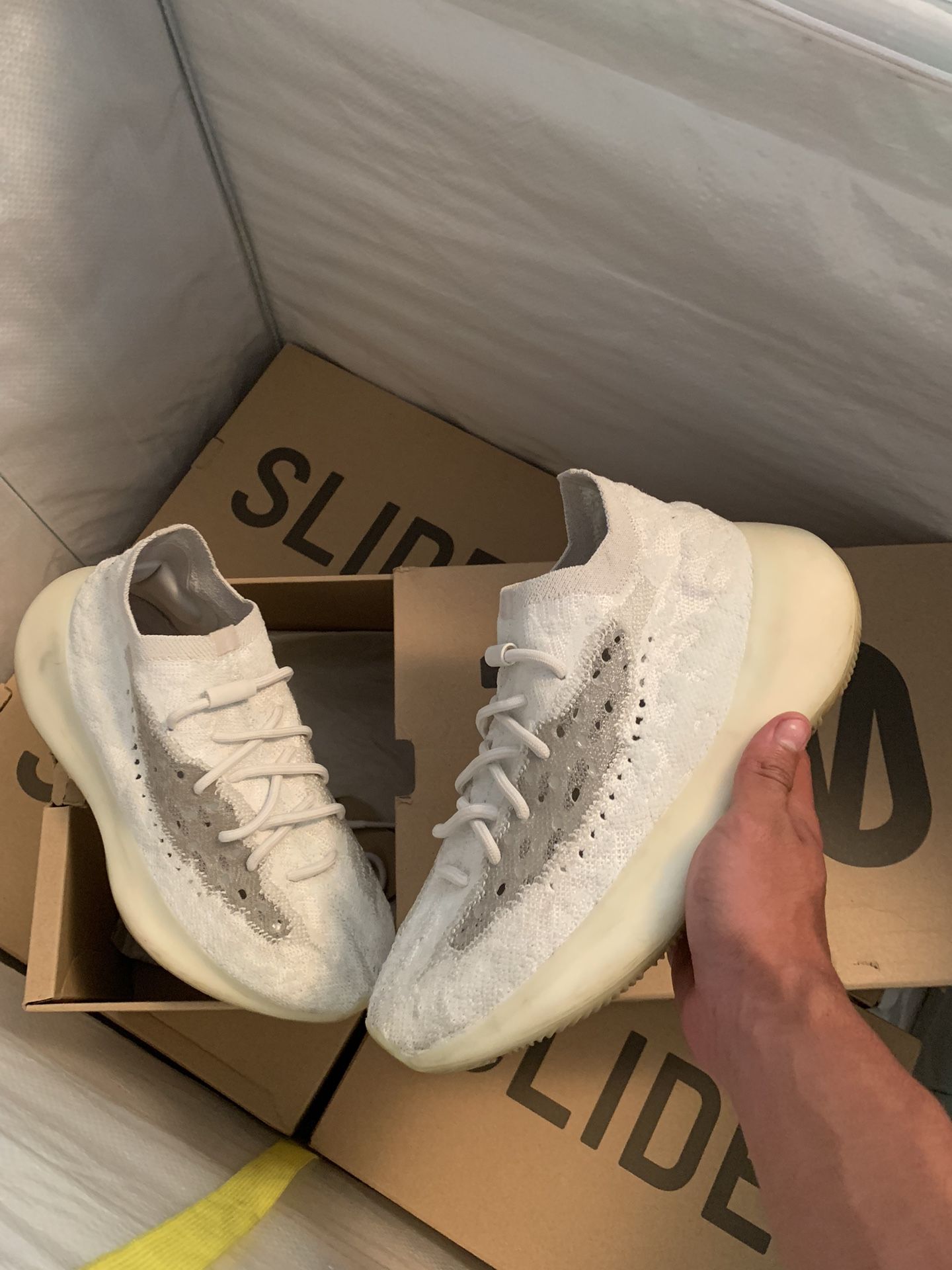 Yeezy 380 Calcite Glow Size