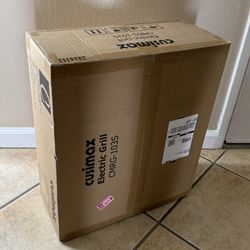 CUSIMAX 1600W Electric Outdoor Grill with Lid and Stand