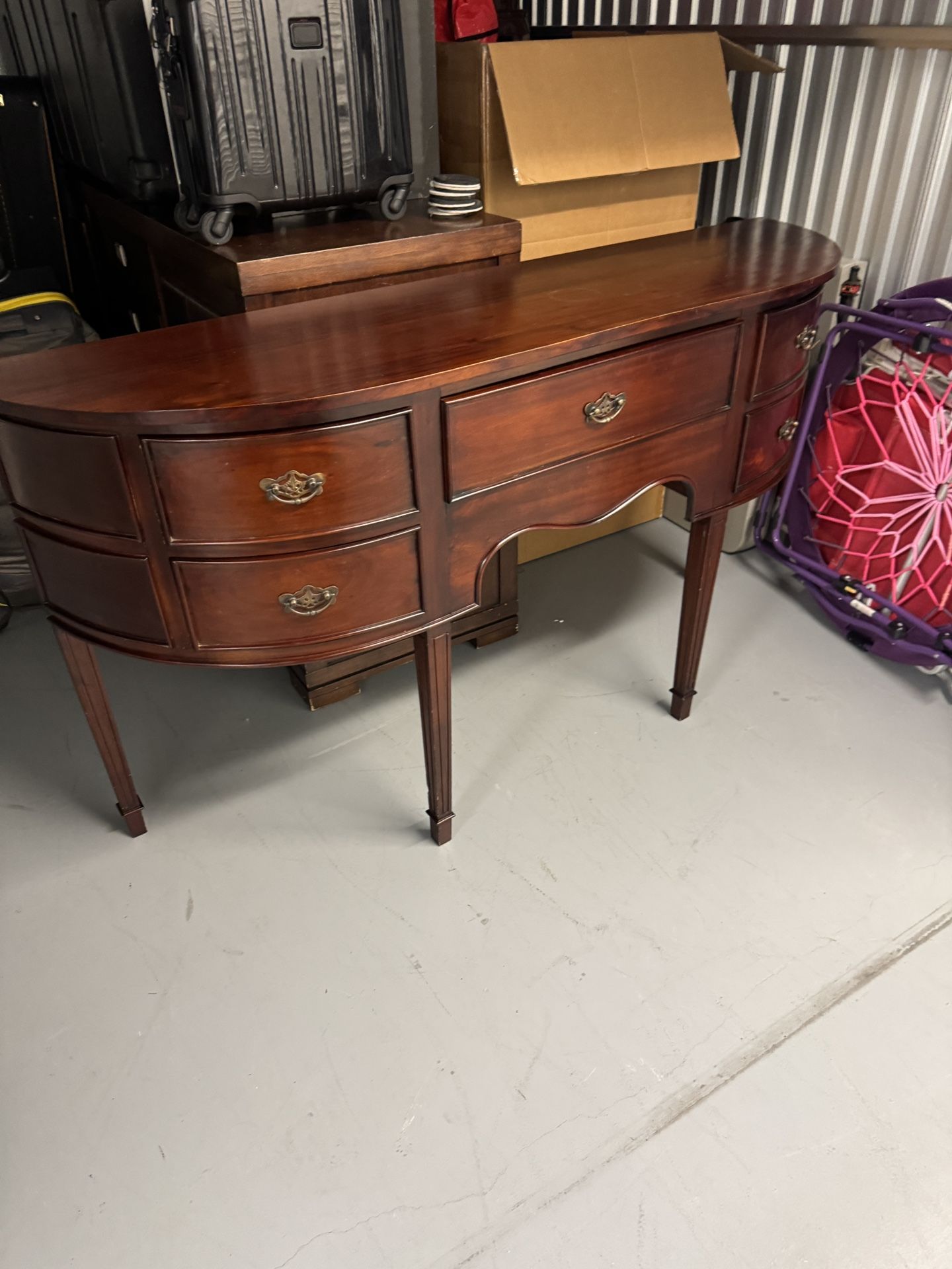 Antique Wood Console