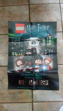 Lego Limited Edition Diagon Alley Harry Potter Poster