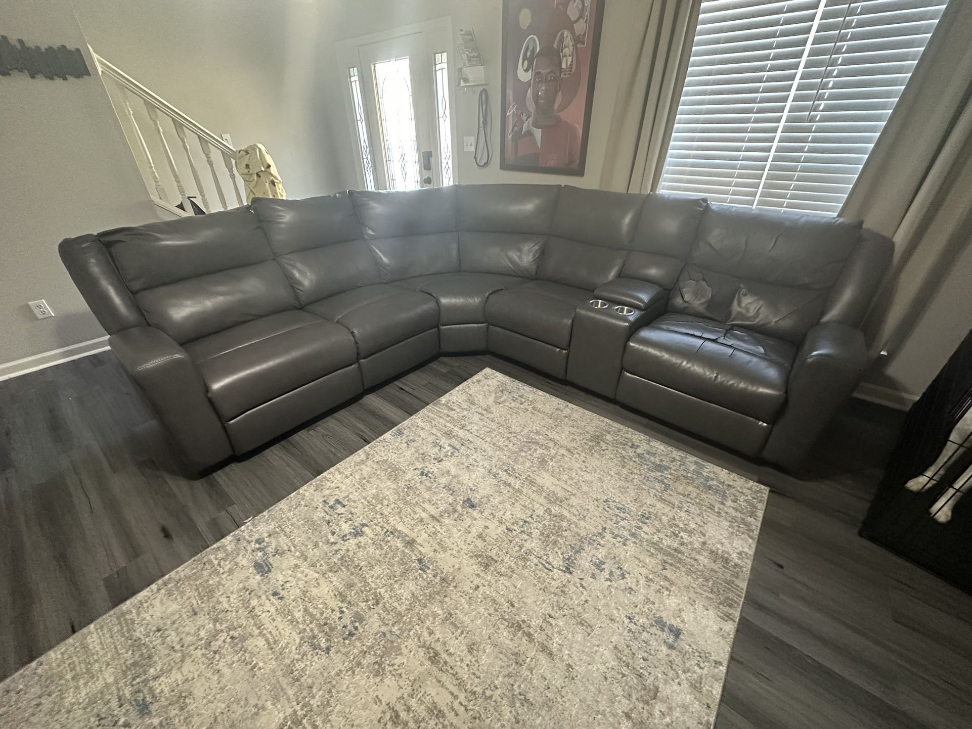 3 Piece Reclining Sectional Sofa Couch