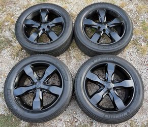 Black 20” Jeep Grand Cherokee Sport OEM Factory Wheels Rims Tires 20 inch