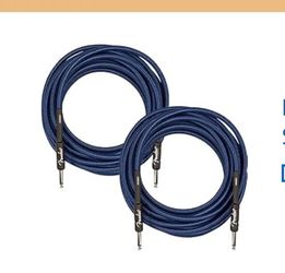 New Fender Professional guitar cables 25’ (2 pack)