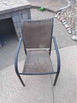 Backyard chairs