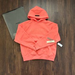 Essentials Hoodie coral