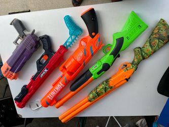 Nerf and Toy Blaster Lot of 6