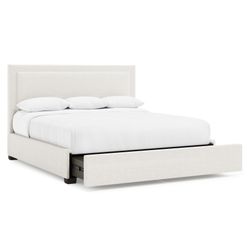 Morgan Espresso King Storage Panel Bed (54" H)