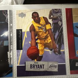 Kobe Bryant Rookie Trading Card