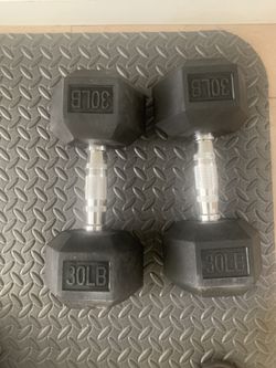 30 pounds hex dumbbell