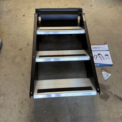 Mor/Ryde STP-206 StepAbove 3-Step RV Entry Steps 26" to 28" Door Width #2