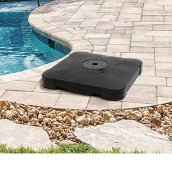 150 lbs. HDPE Patio Umbrella Base in Black