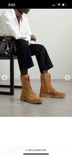 Vince Kady Lace Suede Boots