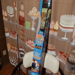 New 39" x 36" Train Rug & Toy Trains