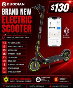 New electric scooter