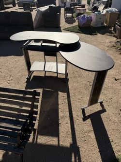 L-Shaped Multi Use Computer Desk (See Photos And Description) 