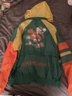 Vintage Miami Hurricanes Wind Breaker 