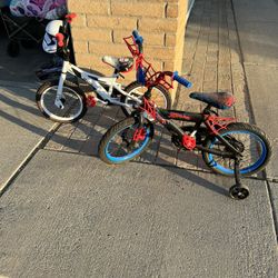 Spider-Man and Star Wars Boys 16” Bikes