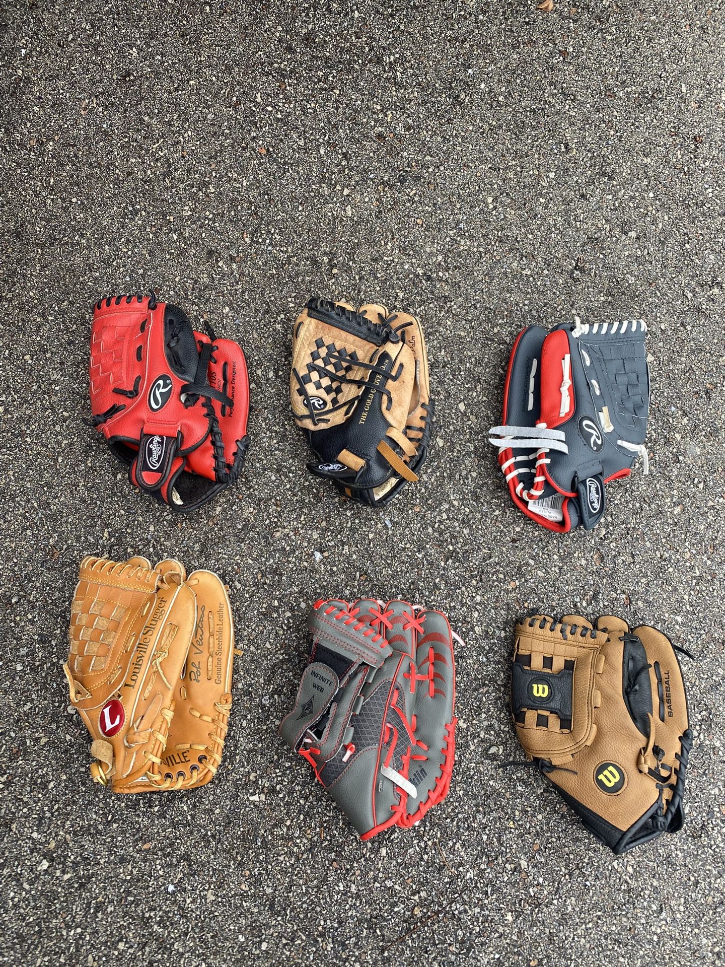 All Leather : Baseball Gloves : $25 Each