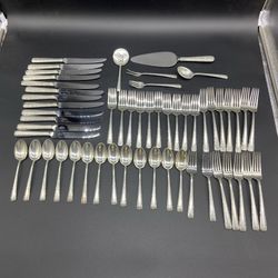 Towle candlelight sterling flatware silverware set - 54 pieces 