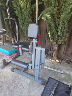 Leg Extension and Curl Machine