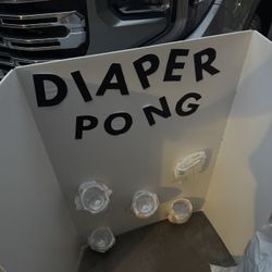 Diaper Pong Game