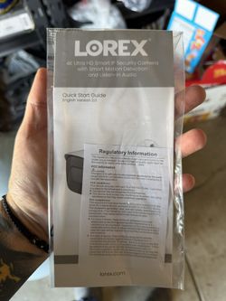 4k Ultra Smart Detection Lorex Cameras