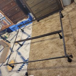 Bed Frame with raised leg adapters