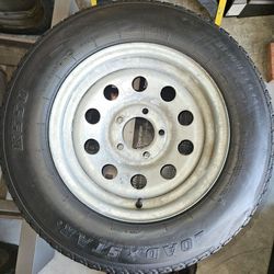 Wheel & tire 5 x 4.5 inches