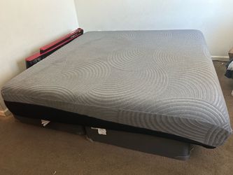 King mattress and bed frame
