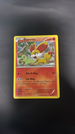 Fennekin Pokémon Card 10/124