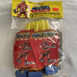 1983 Mattel Masters Of The Universe Party Blowouts Pack