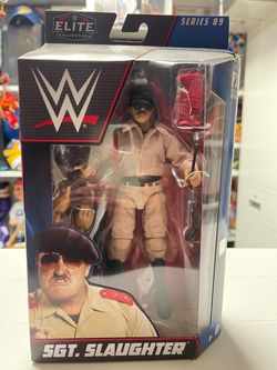 WWE Elite Collection Sgt. Slaughter Series 89 Figure NIB!