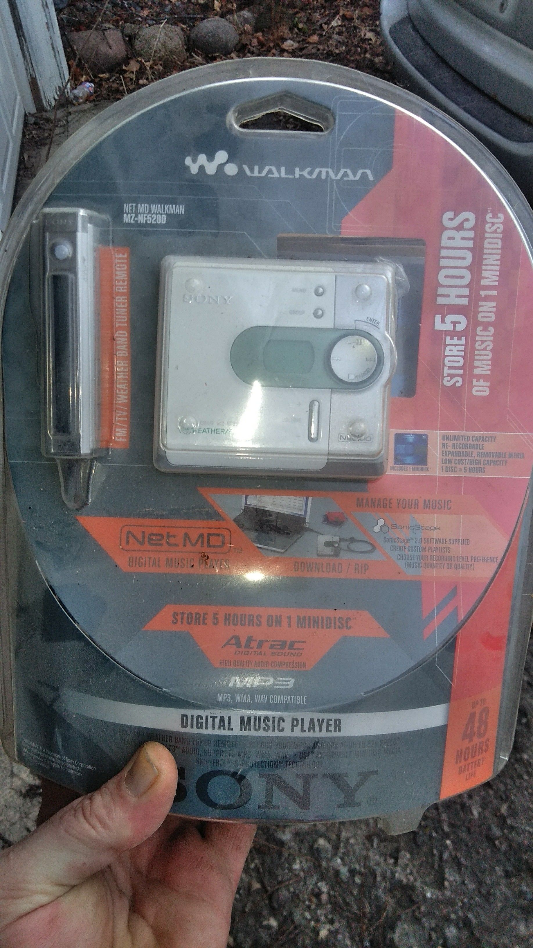Sony mini disc system.