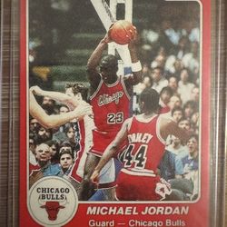 Michael Jordan 1985 Star Card