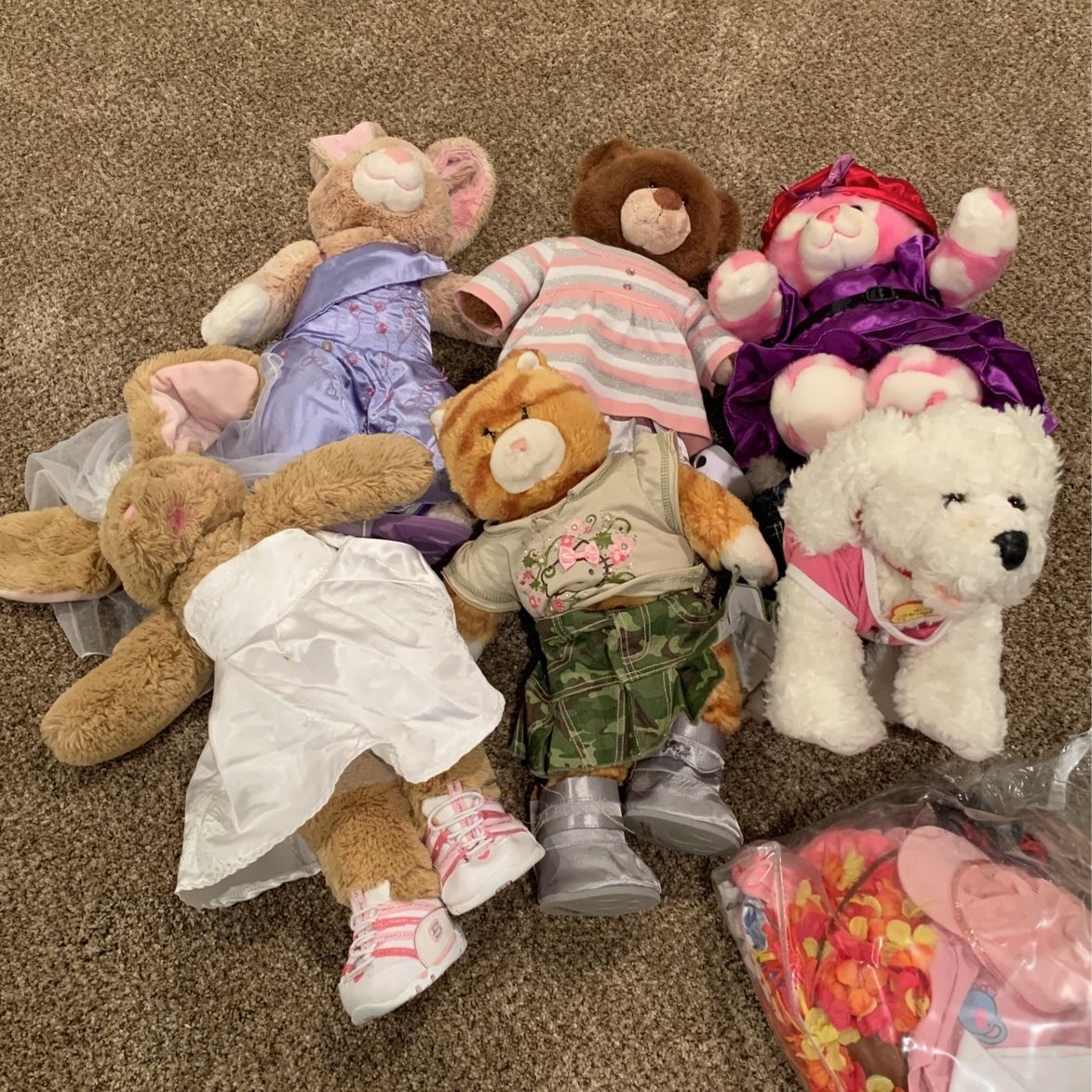 Build A Bear Lot 6 And Clothes