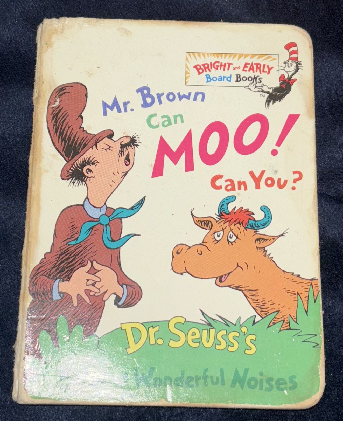 Vintage mr brown can moo can you vintage board book dr seuss