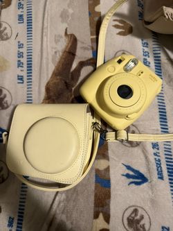 Yellow Instax Mini 8 With Accessories