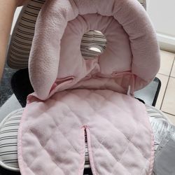 2 carseat head support back piece
