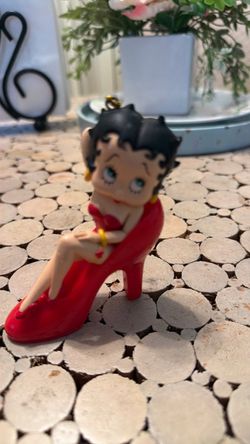 Betty Boop Red High Heel Figurine