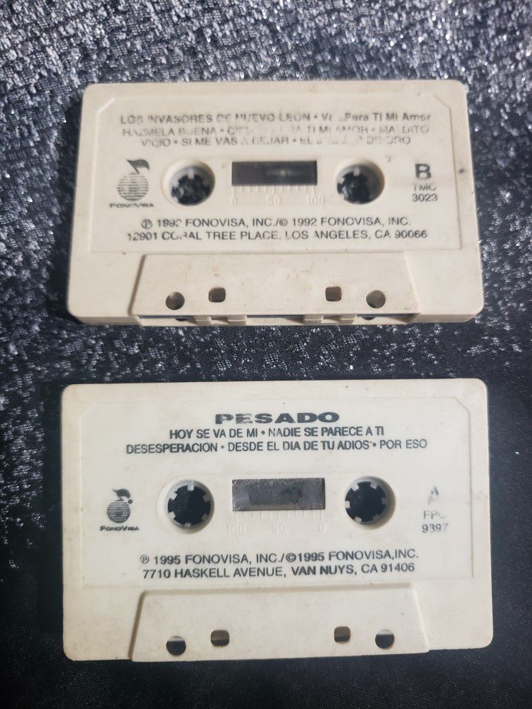 Cassette Tapes Regional Mexicano 