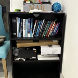 Black Bookshelf-PICK UP ONLY 