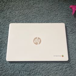 White 13’ inch  HP laptop 