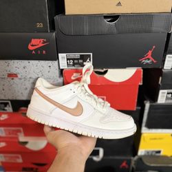 Nike Dunk Low White P size 7Y VNDS 