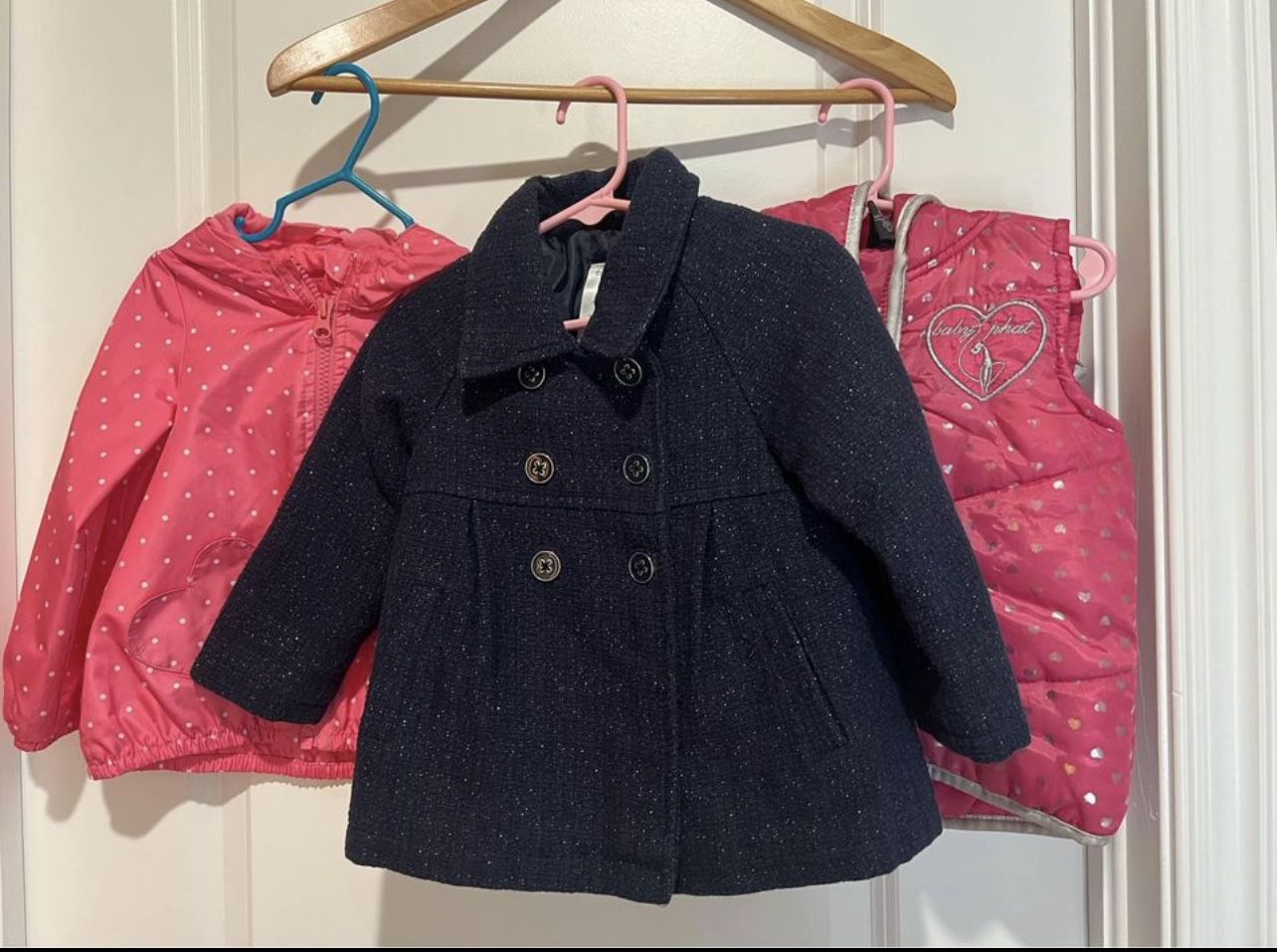 Girls Toddler Carter’s Coat Vest Rain Jacket Lot Size 2t 3t