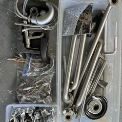 Many Bathroom Fixtures 