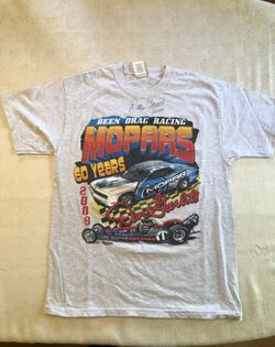 Don Garlits Mopar 50 Years Drag Racing Shirt (size M)Autographed 2010 Collectible T Shirt