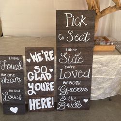 Wedding Signs