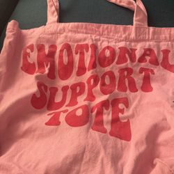 Emotional Support Tote Bag 